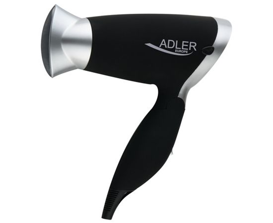 Hair   Adler Foldable handle, Motor type DC, 1250 W, Black/Silver