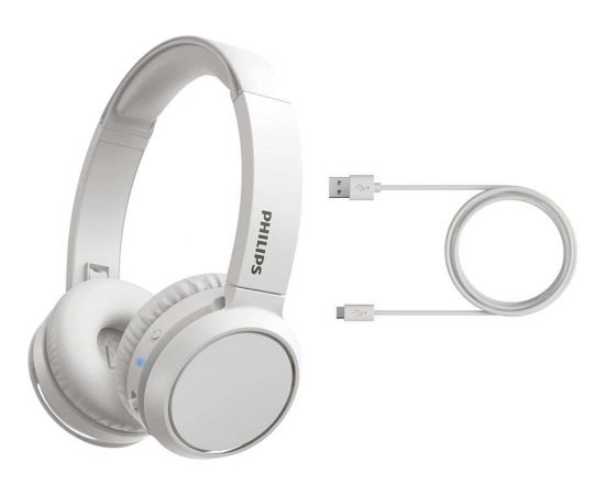 PHILIPS austiņas On-Ear ar Bluetooth, baltas - TAH4205WT/00