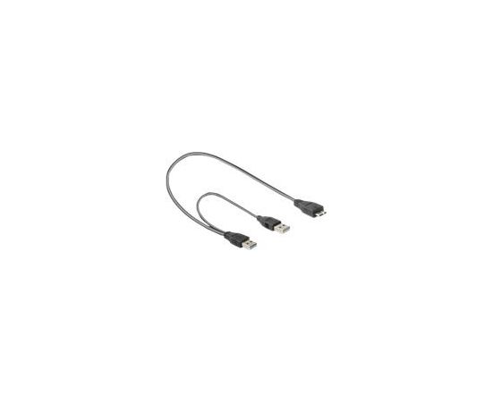 DELOCK Cable USB 3.0 Y 1x USB 3.0 micr