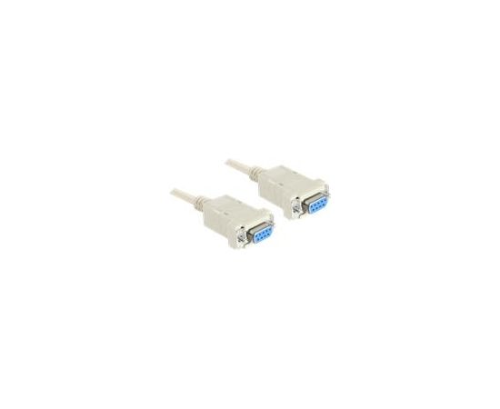 DELOCK Kabel Seriell Nullmodem 9 Pin Bu/