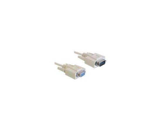 DELOCK Cable serial Sub-D9 ma / fe 2m