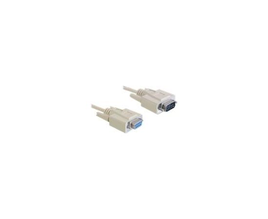 DELOCK Cable serial Sub-D9 ma / fe 5m
