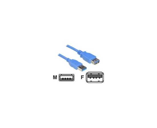 DELOCK Cable USB 3.0 ExtensionA/A 3m m/f