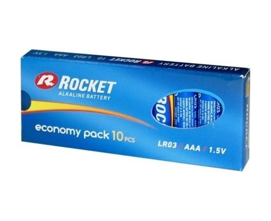 Rocket LR03-10BB (AAA) ECO Pack Blistera iepakojumā 10gb.