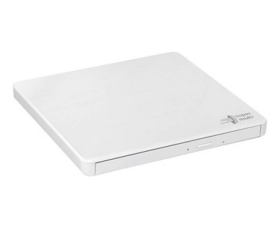 H.L Data Storage Ultra Slim Portable DVD-Writer GP60NW60 Interface USB 2.0, DVD±R/RW, CD read speed 24 x, CD write speed 24 x, White, Desktop/Notebook