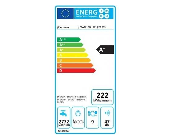 Electrolux EEA22100L iebūvējamā trauku mazgājamā mašīna 45cm