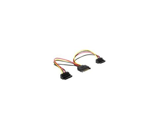 DELOCK Kabel Power SATA 15 Pin > 2 x SAT