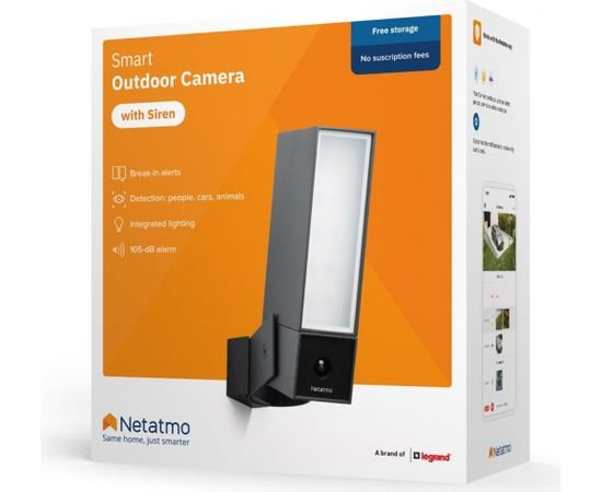 Netatmo outdoor camera with siren Presence