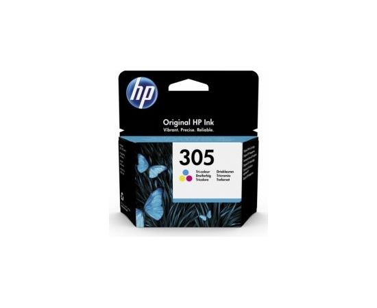 HP 305 Tri-Color Original Ink Cartridge Tintes kārtridžs