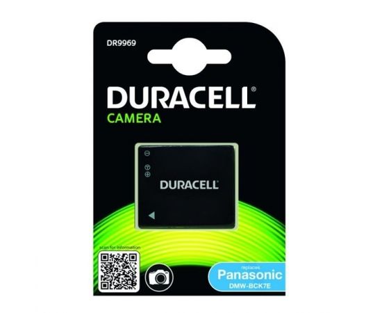 Duracell Premium Аналог Panasonic DMW-BCK7 Аккумулятор Lumix FH2 FH24 FH25 3.6V 630mAh