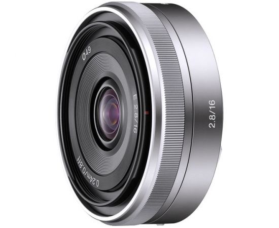 Sony SEL-16F28 SLR, 5/5, Wide lens, 0,24 m, 2,8 - 22, Automātisks / Manuāls