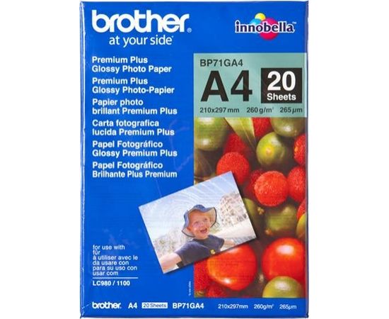 BROTHER BP71GA4 photo paper A4 20BL