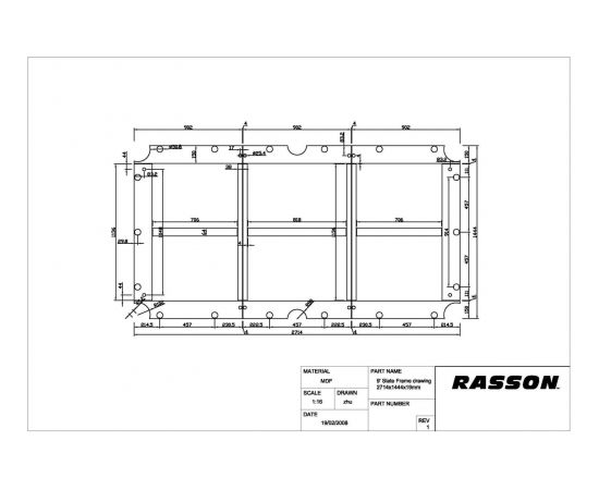 Akmens plāksne Rasson 9ft