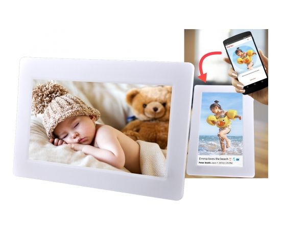 Denver PFF-710 white Digitālie Foto rāmīši