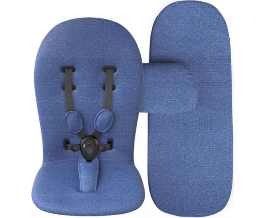MIMA set (mattress, cushioning,carry cot cover) Denim Blue S103DB