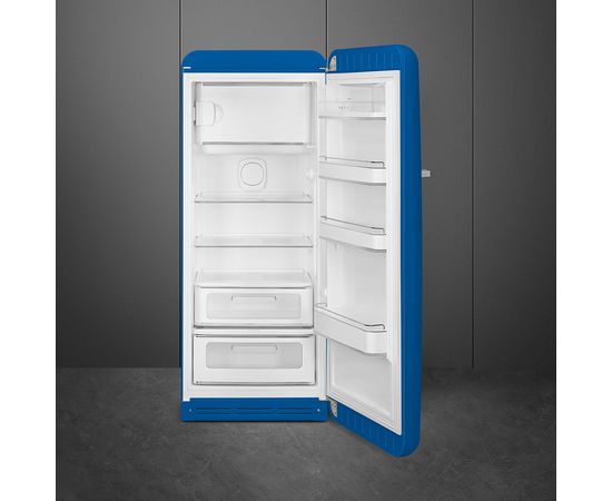 SMEG FAB28RBE5 ledusskapis, zils, 153cm