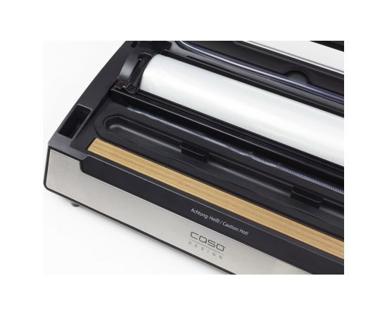 Caso Vacuum sealer FastVAC 500  Automatic, 130 W, Vacuum-chamber Integrated, Vacuum hose, 1 pc 20 x 300 cm and  1 pc 28 x 300 cm foil rolls, Stainless steel
