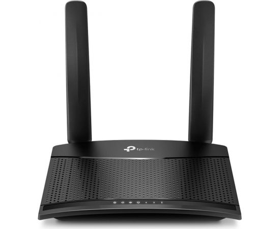 TP-LINK TL-MR100 4G LTE Router, 2x10/100Mbps ports, 802.11n, 2.4GHz, 300Mbps, 2xDetachable External Antennas, LTE Cat4