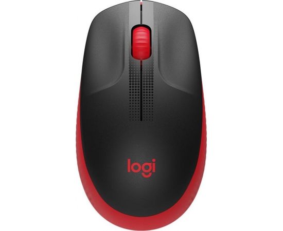 LOGITECH M190 Full-size wireless mouse - RED - 2.4GHZ - EMEA - M190