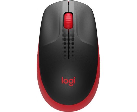 LOGITECH M190 Full-size wireless mouse - RED - 2.4GHZ - EMEA - M190