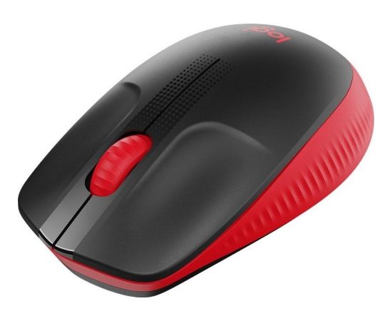 LOGITECH M190 Full-size wireless mouse - RED - 2.4GHZ - EMEA - M190