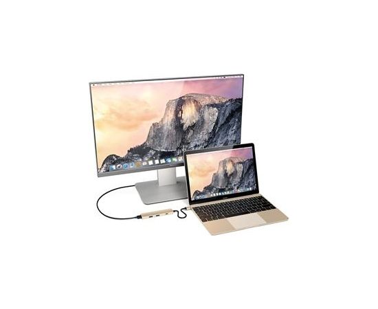 Satechi USB-C Multi-port 4K - 2x USB-A + USB-C + HDMI Adapteris