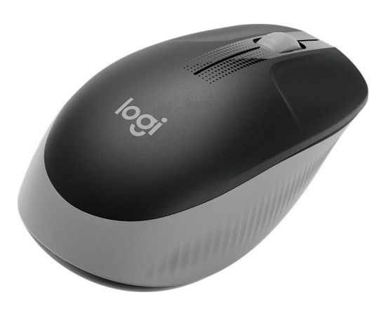 LOGITECH M190 Full-size wireless mouse - MID GREY - 2.4GHZ - EMEA - M190