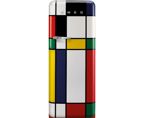 SMEG FAB28RDMC3 ledusskapis, 50's Style, 153cm Multicolor