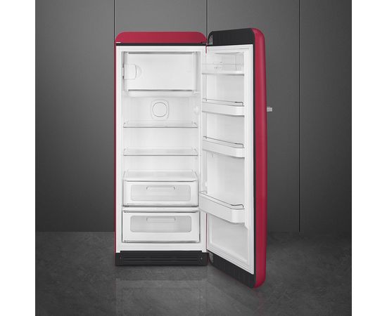 SMEG FAB28RDRB5 ledusskapis, 50's Style, 153cm Ruby Red