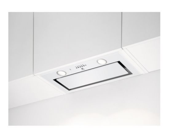 (ir veikalā) Electrolux LFG716W tvaika nosūcējs 60cm, iebūvējams, H2H, balts
