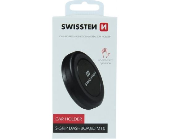 Swissten S-Grip M10 Universāls Auto Stiprinājums Panelim Ar Magnētu Melns