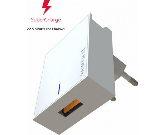 Swissten Premium 22.5W Huawei Super Fast Charge Сетевое зарядное устройство  5V / 4,5A (FCP) белый