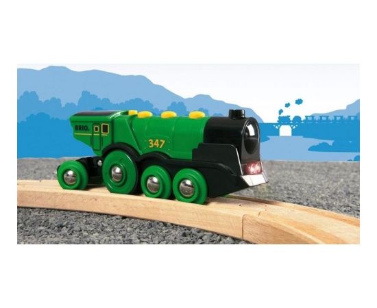 Unknown BRIO Big Green Action Locomotive 33593