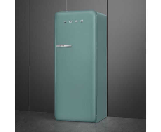 SMEG FAB28RDEG3 ledusskapis, 50's Style, 153cm Emerald Green