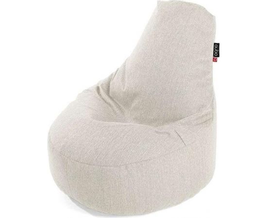 Qubo Loft Mesh Light Grey Augstas kvalitātes krēsls Bean Bag Sēžammaisi un pufi