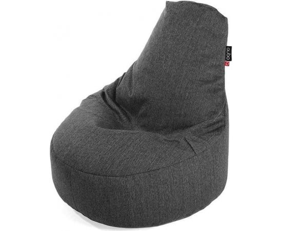 Qubo Loft Mesh Dark Grey Augstas kvalitātes krēsls Bean Bag