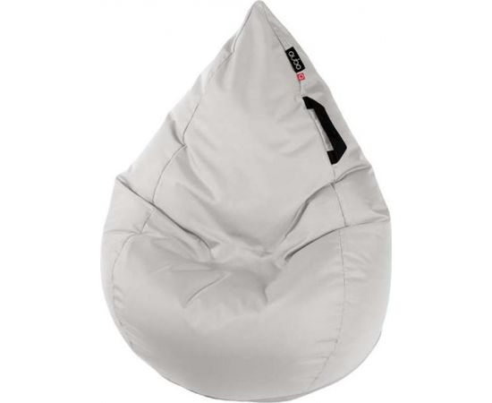 Qubo Splash Drop SIlver Pop Augstas kvalitātes krēsls Bean Bag