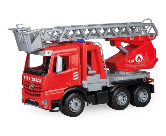 Пожарная машина с выдвижной лестницей и водометом Worxx Mercedes Arocs 52 см L04615 в ящике Lena Чехия