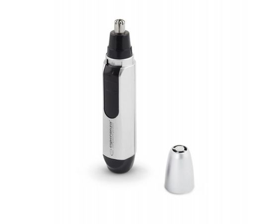 EBG004S Esperanza Trimmer for clipping nose and ear hair - SPIKE SILVER