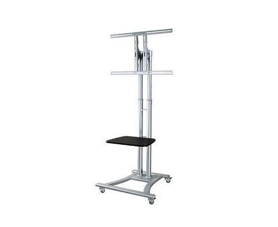 TV SET ACC FLOOR STAND SILVER/27-60" PLASMA-M1800E NEWSTAR