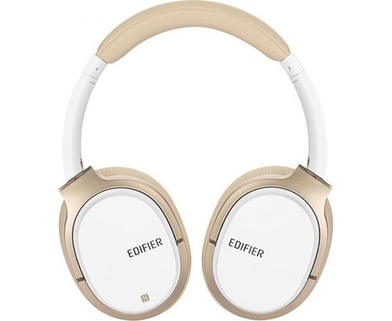 Edifier Headphones BT W830BT Over-ear, Microphone, White/Creme