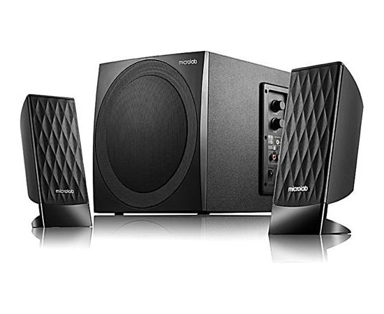 Microlab M 300 Speaker type 2.1, 3.5mm, Black, 40 W