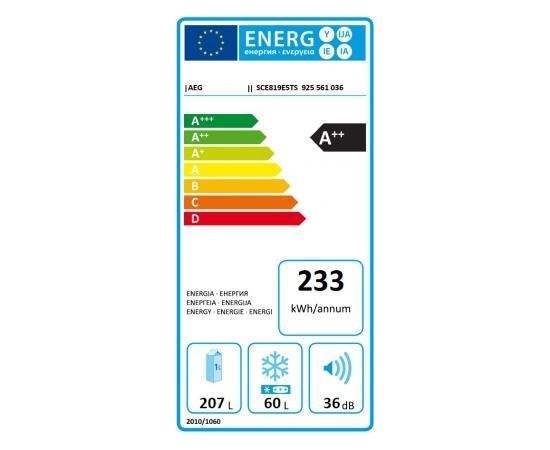 AEG SCE819E5TS iebūvējamais ledusskapis