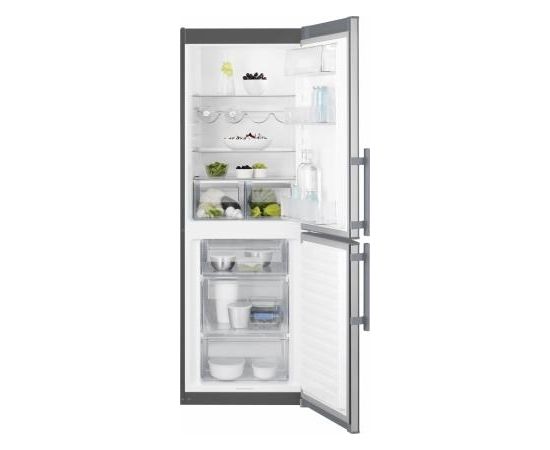 Electrolux LNT3LE31X1 ColdSense ledusskapis 175cm Pelēks Ledusskapji