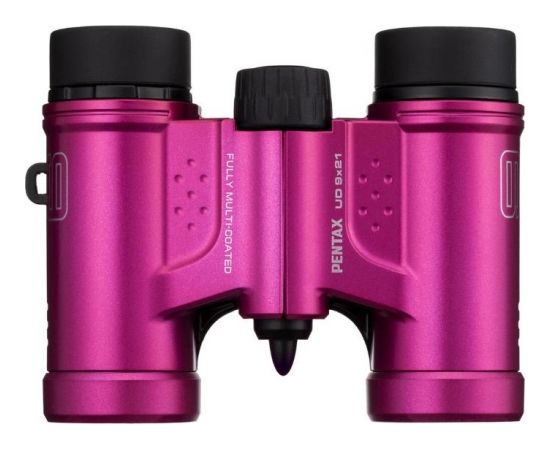 Pentax binoculars UD 9x21, pink