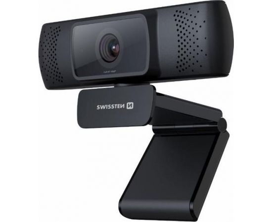 Swissten Full HD Web Камера с Микрофоном / автофокусом USB 2.0 Черный