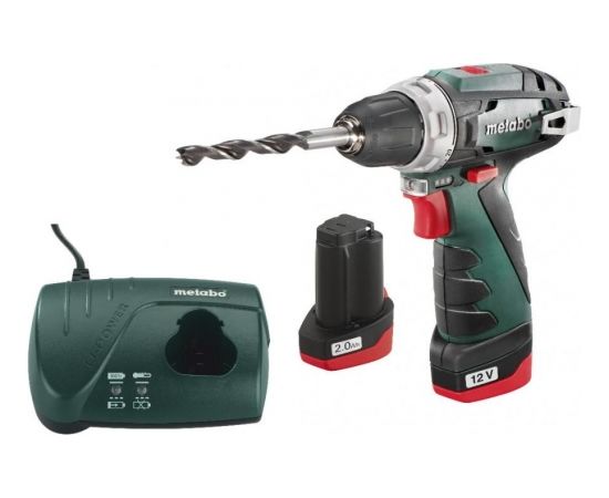 Akumulatora skrūvgriezis/urbis Powermaxx BS Basic / 2x2,0 Ah, Metabo