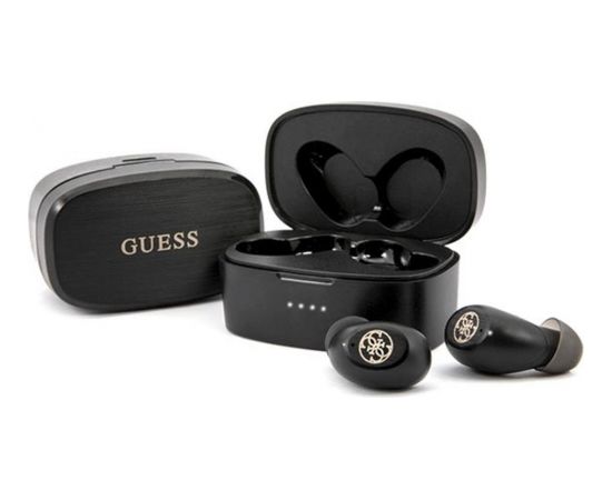 Guess GUTWSJL4GBK Bluetooth 5.0 TWS Bezvadu Austiņas Melnas