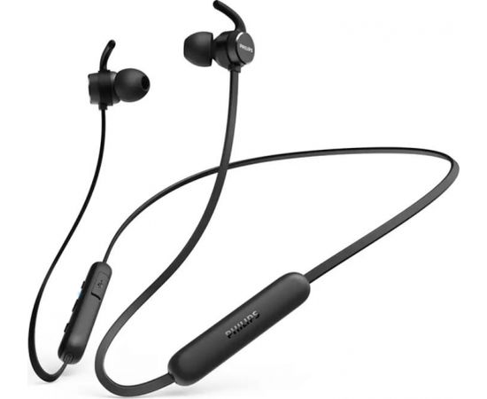 PHILIPS austiņas In-Ear ar mikrofonu un Bluetooth, melnas - TAE1205BK/00