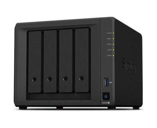NAS STORAGE TOWER 4BAY/NO HDD DS920+ SYNOLOGY Ārējo HDD, SSD korpui